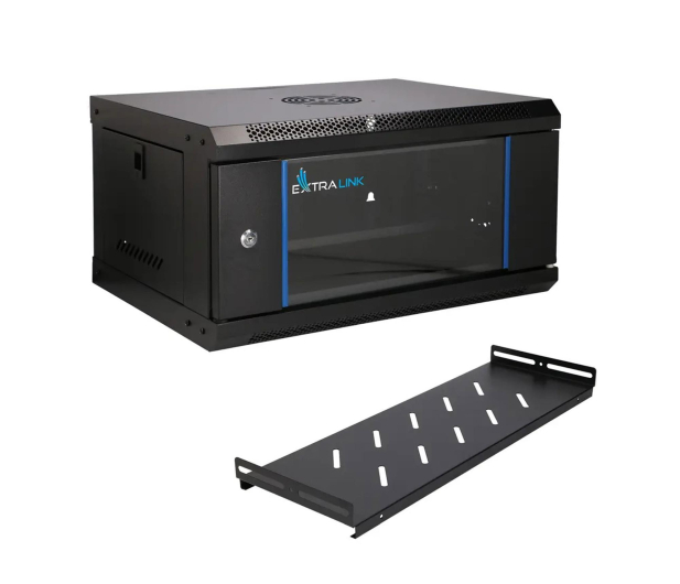 ExtraLink Lite 4U 530x400 Czarna wisząca - 1484052 - zdjęcie